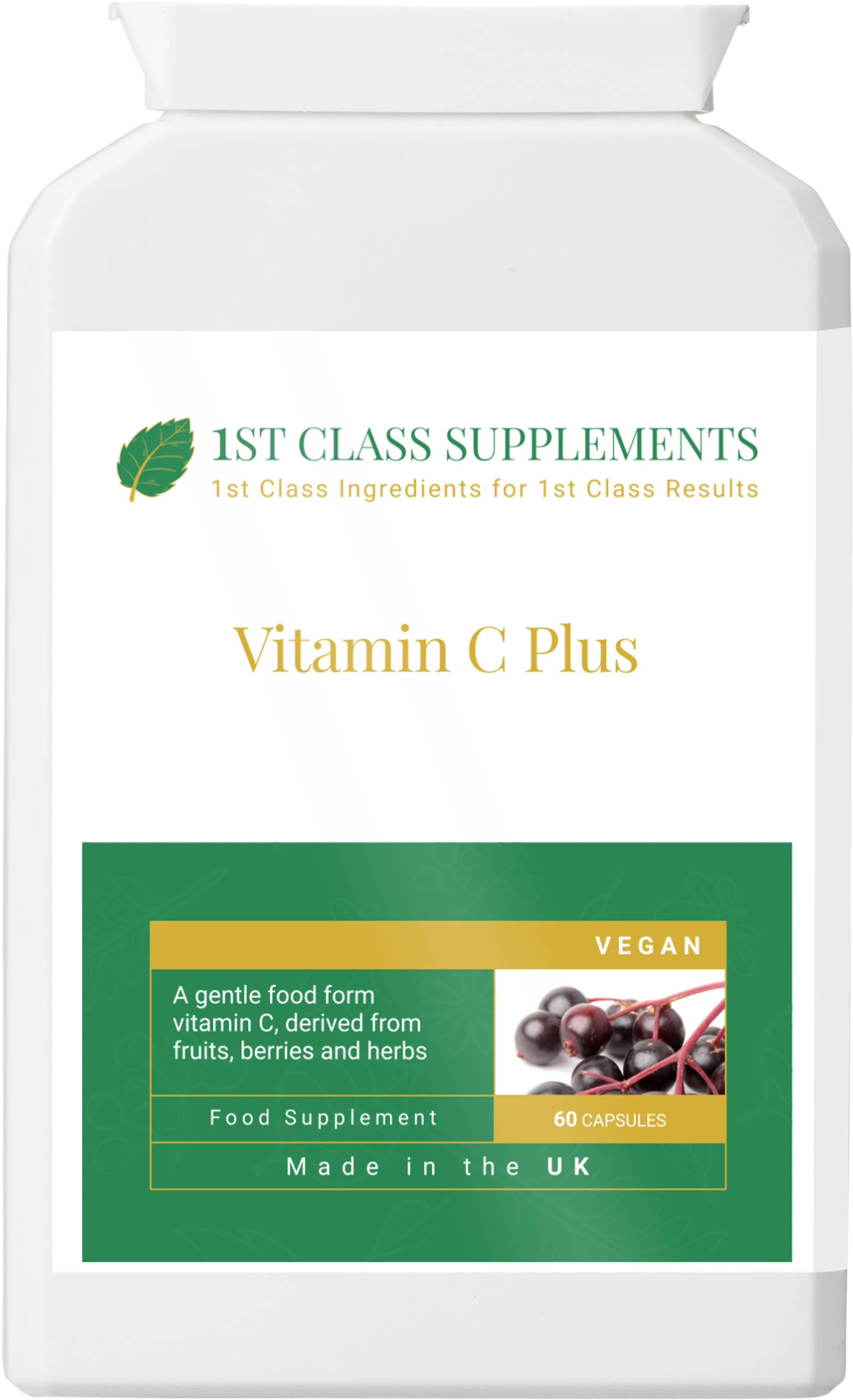 Vitamin C Plus vitamins and health supplement product by 1st Class Supplements
